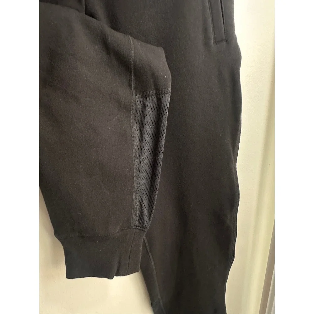 ALALA Black Mesh Detail Jogger Sweatpants Athletic Athleisure Women's XS - Picture 3 of 5
